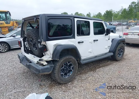 2019 Jeep Wrangler Unlimited Sport S 4X4 from USA, damaged, VIN 1C4HJXDG1KW528291